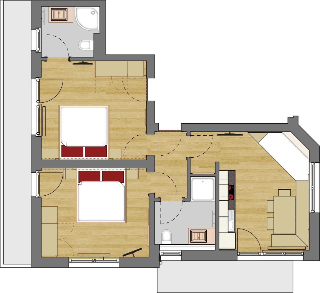 Apartment Kristall Finkenberg Luaran gambar